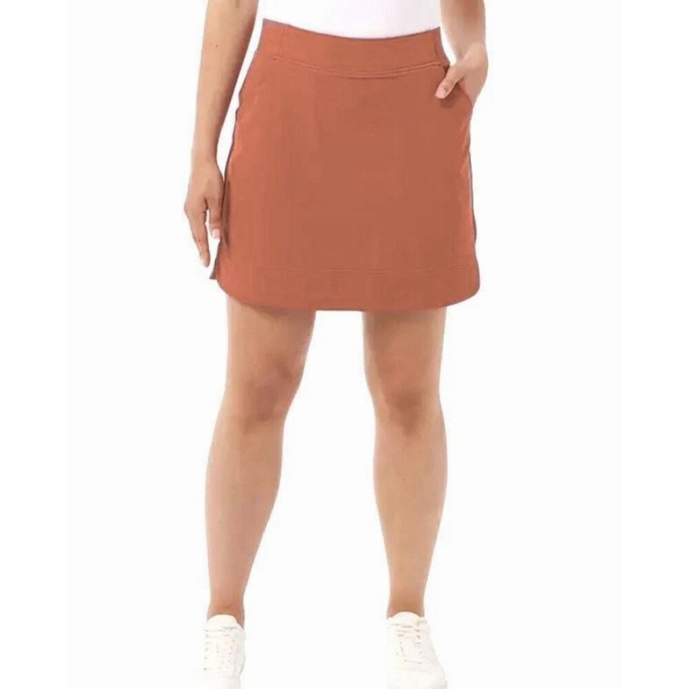 32 Degrees Cool Skort Womens Medium Roselia Orange Athletic Golf Tennis NWT